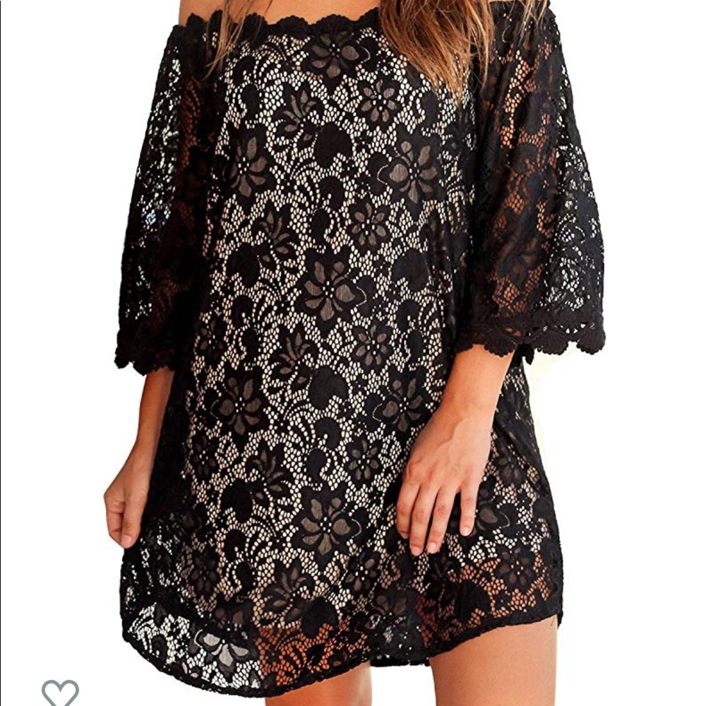Off Shoulder Lace Dress